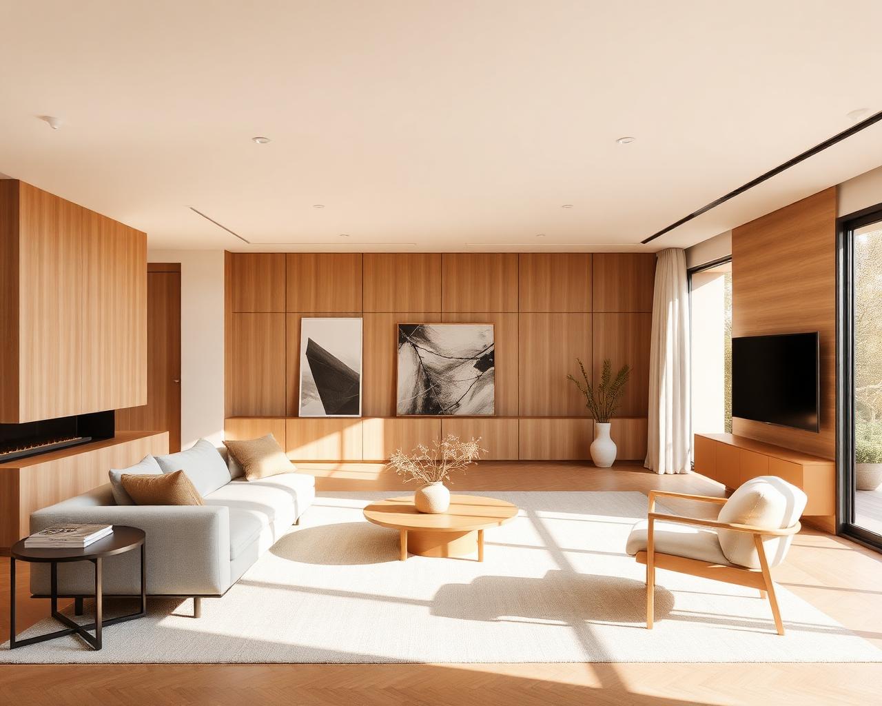 Luxury living room interior